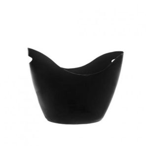 Balde de Gelo c/ Pegas Preto Pequeno 3L