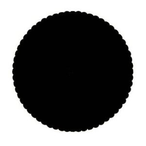Disco Cartão Preto 30 cm Ondulado (10kg)