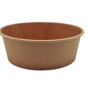 Saladeira de Cartão Kraft 1100 ML (Pack 50)