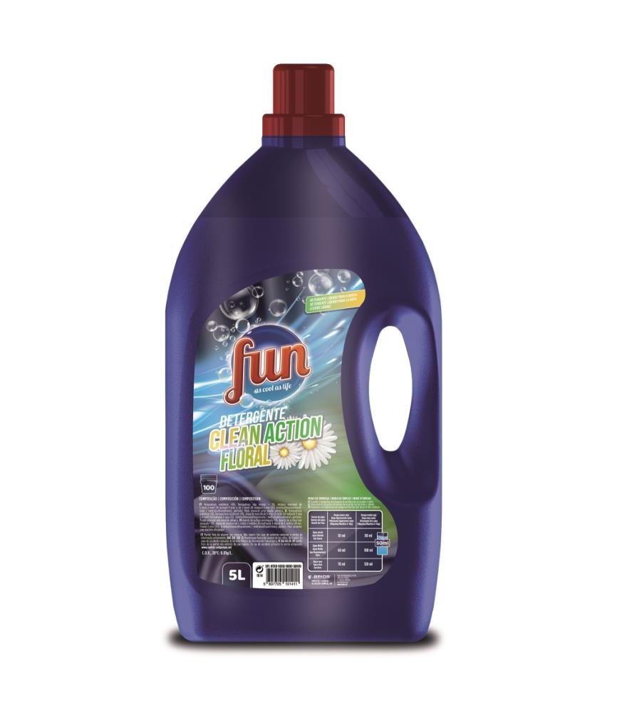 Det. Roupa Fun Clean Action Floral 5L