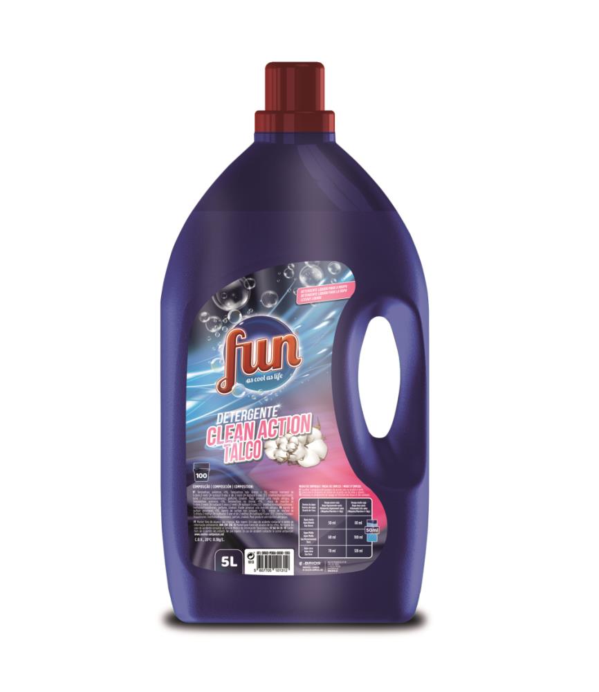Det. Roupa Fun Clean Action Talco 5L