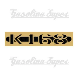 Autocolante Casal K-168 dourado (par)