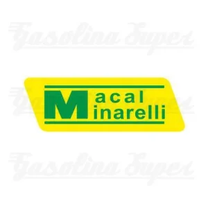 Autocolante de tampas de motor Macal Minarelli verde (par)
